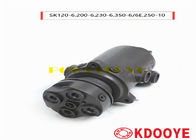 Máquina escavadora Spare Parts Joint Assy For SK130-8 SK200-8 SK350-8 PC200-7 do ferro fundido